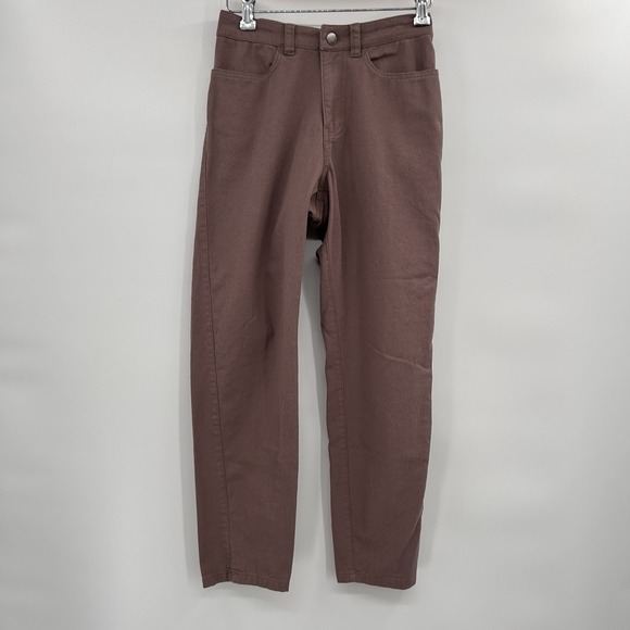 Pact Pants - Pact Womens Organic Cotton Pants Size XS Brown Minimalist Casual Granola Girl